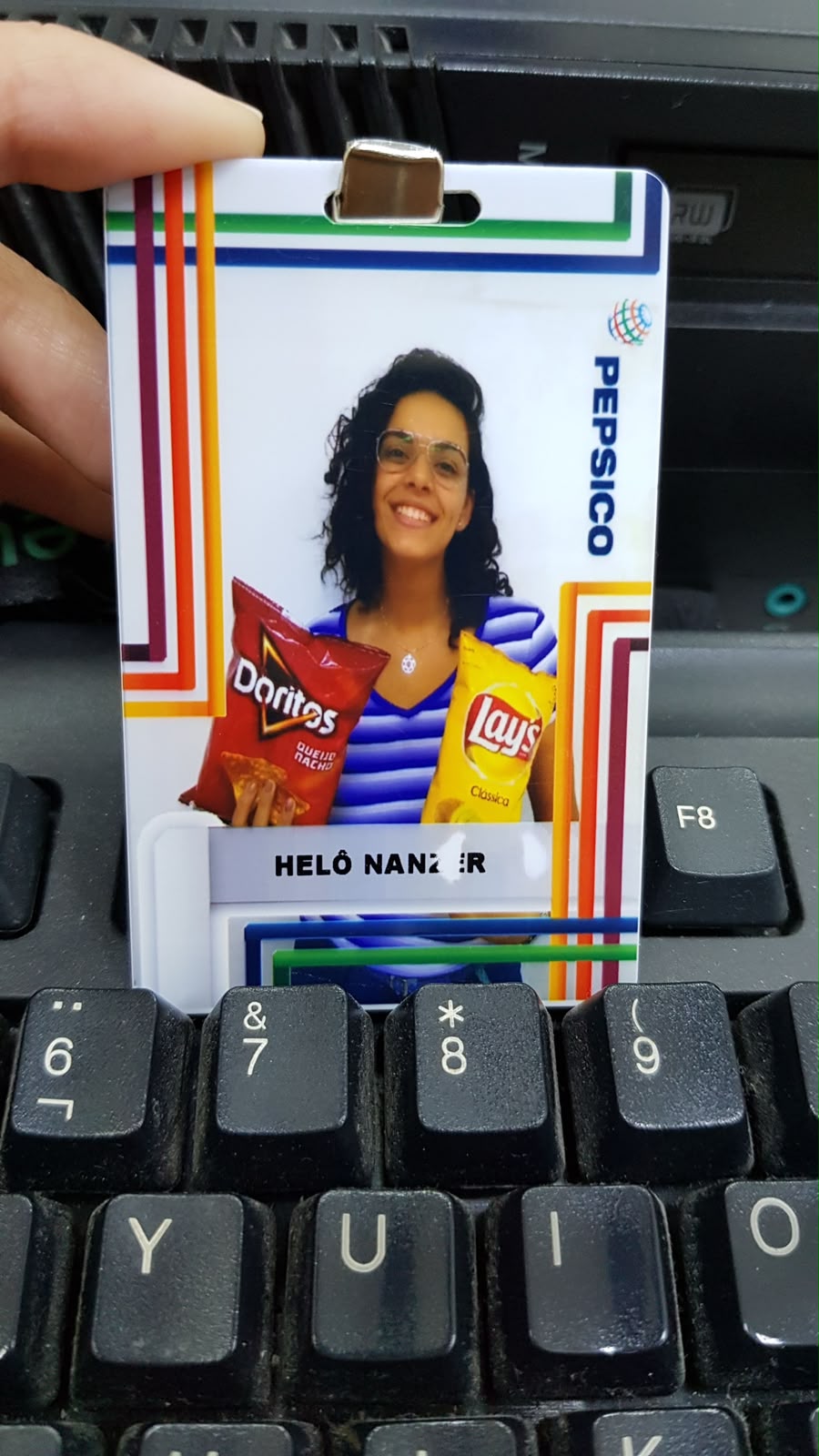 Heloísa Nanzer na época da PepsiCo